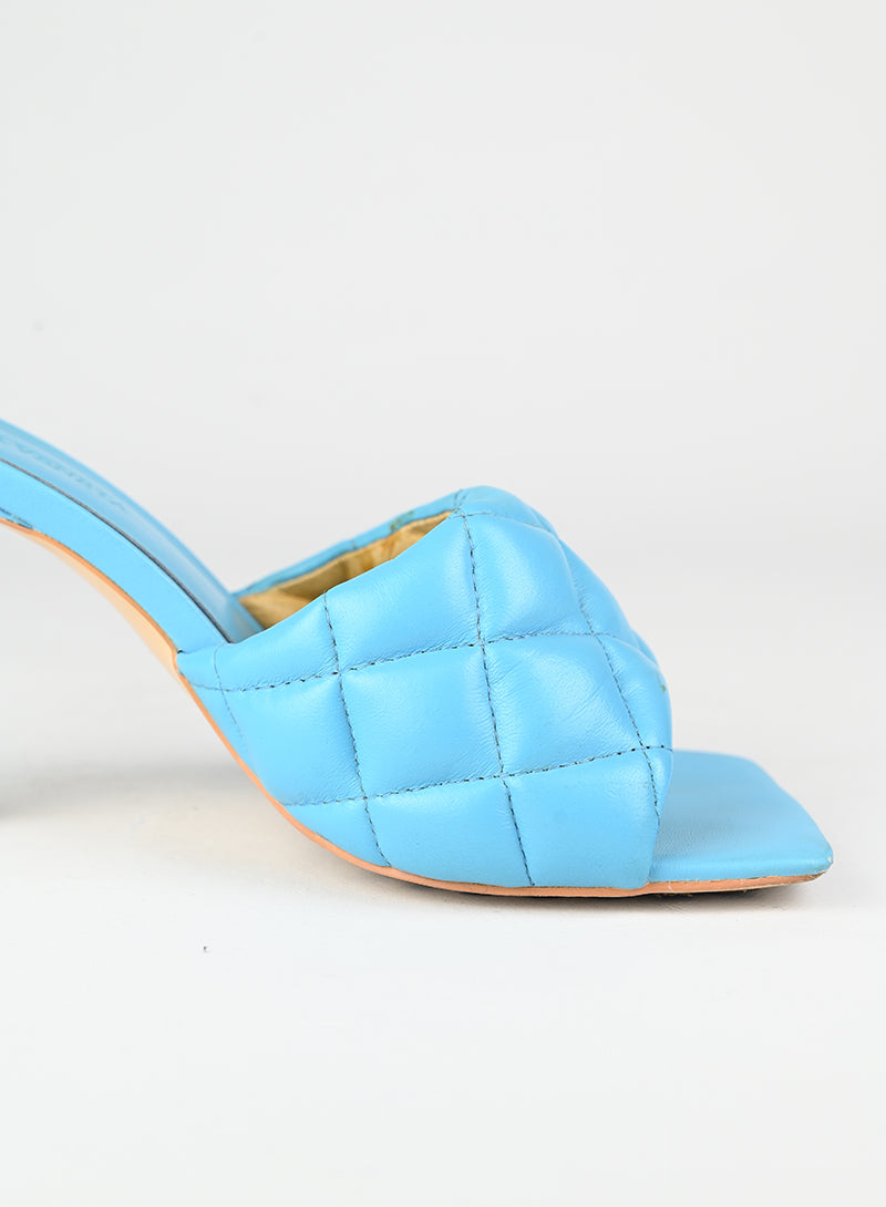Bottega Veneta Mules in pelle celeste - N. 38