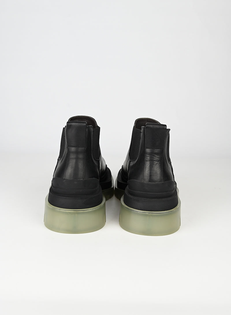 Bottega Veneta Stivaletti Tire in pelle nera - N. 39