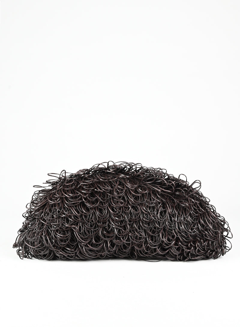 Bottega Veneta Borsa Sponge Pouch marrone