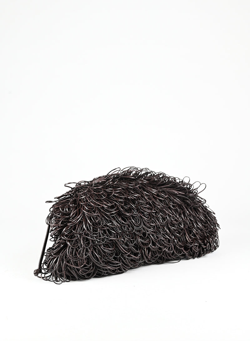 Bottega Veneta Borsa Sponge Pouch marrone