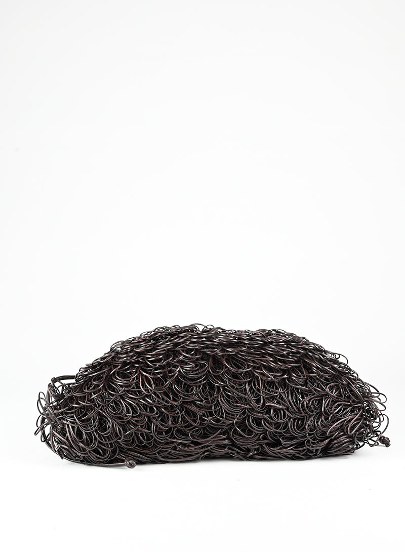 Bottega Veneta Borsa Sponge Pouch marrone