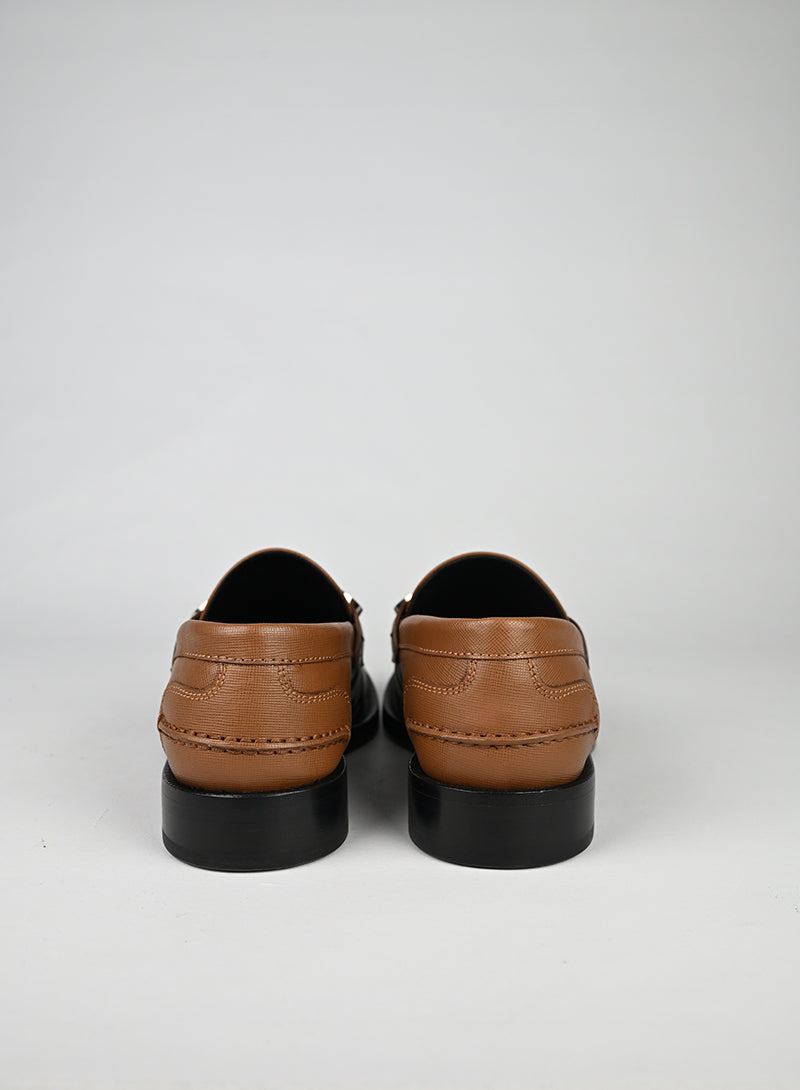 Burberry Mocassini Pelle Nocciola - N. 39