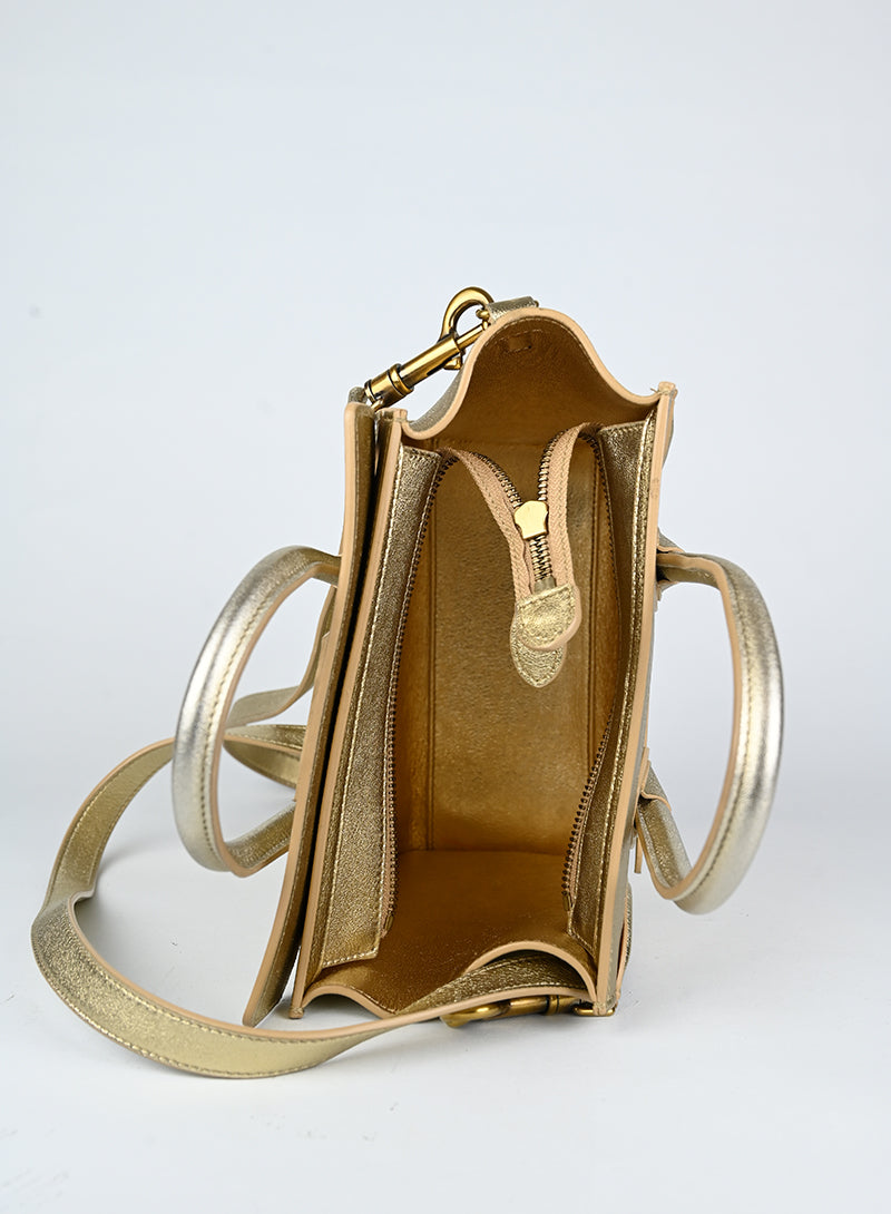 Celine Borsa Luggage Nano oro