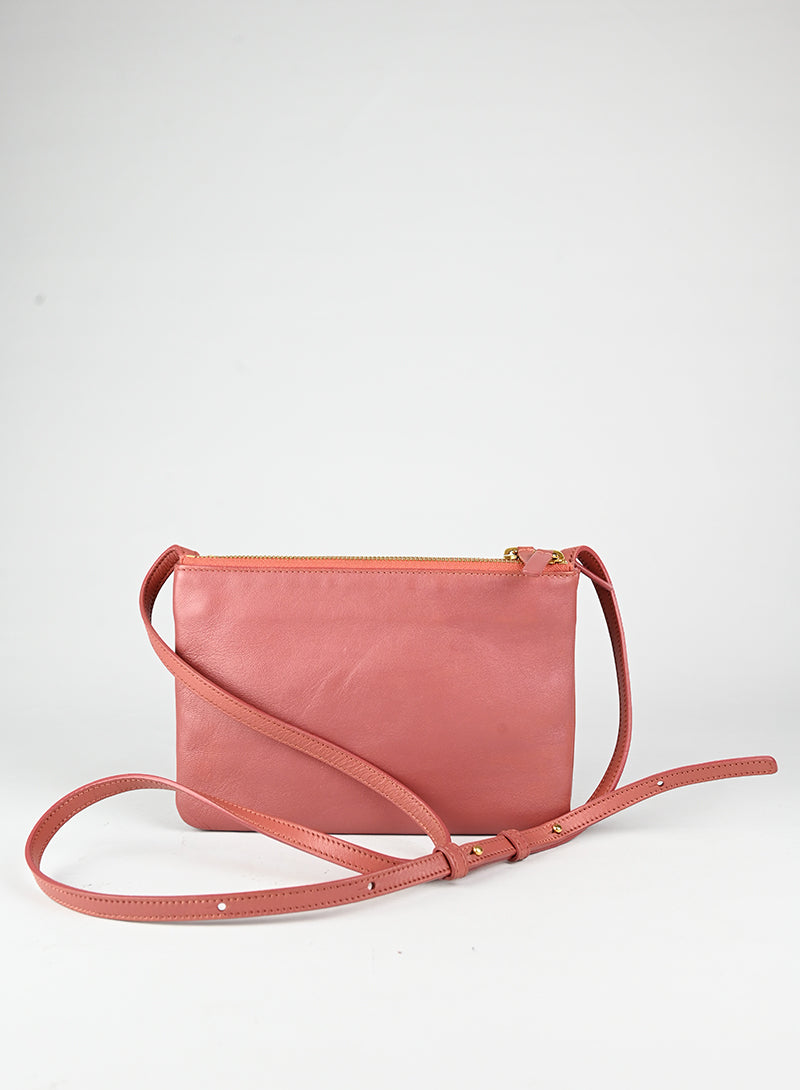 Celine Borsa Trio in pelle rosa antico