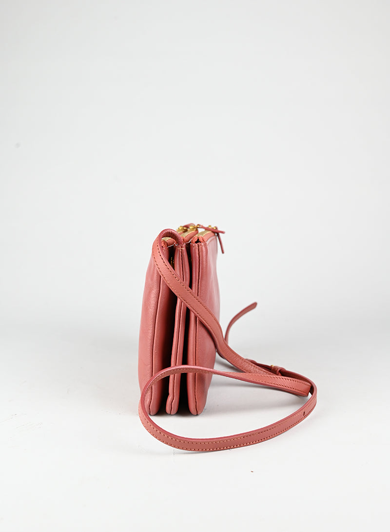 Celine Borsa Trio in pelle rosa antico