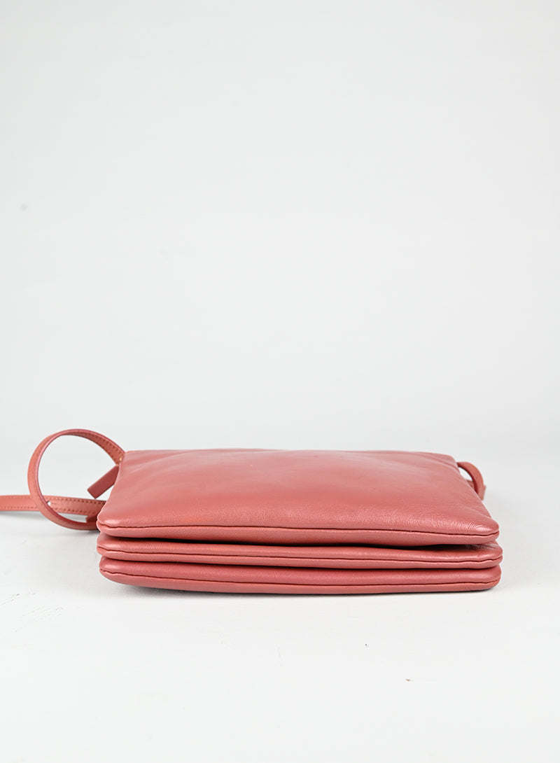Celine Borsa Trio in pelle rosa antico