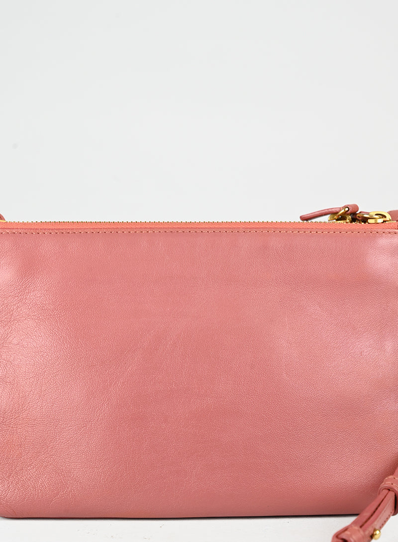 Celine Borsa Trio in pelle rosa antico