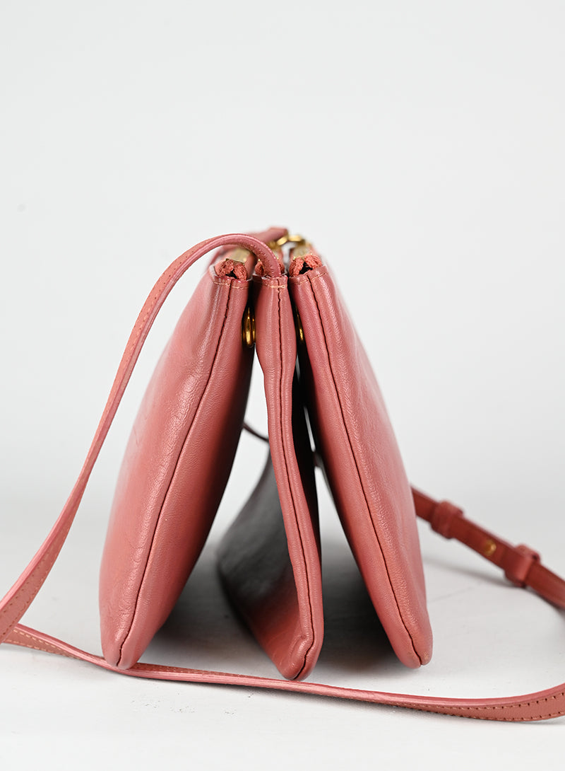 Celine Borsa Trio in pelle rosa antico