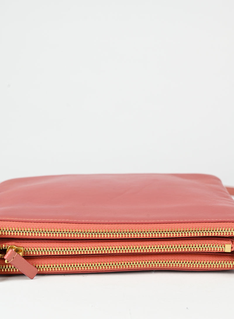 Celine Borsa Trio in pelle rosa antico