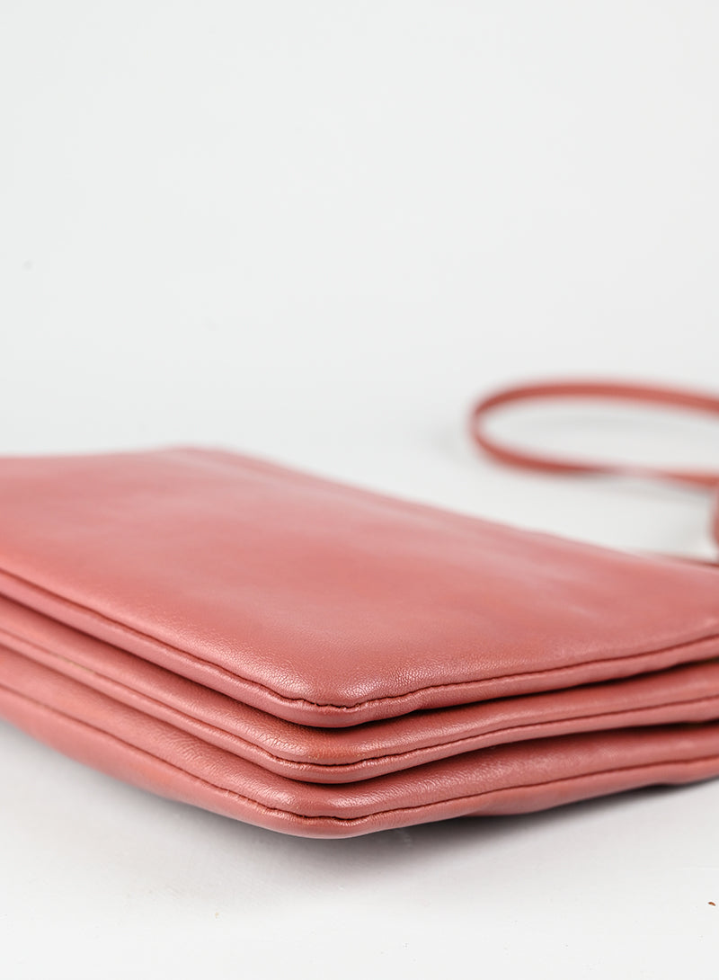 Celine Borsa Trio in pelle rosa antico