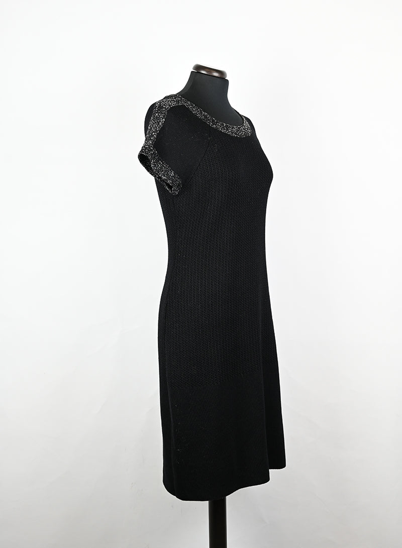 Chanel Abito in maglina nero - Tg. 36 FR - lesleyluxuryvintage