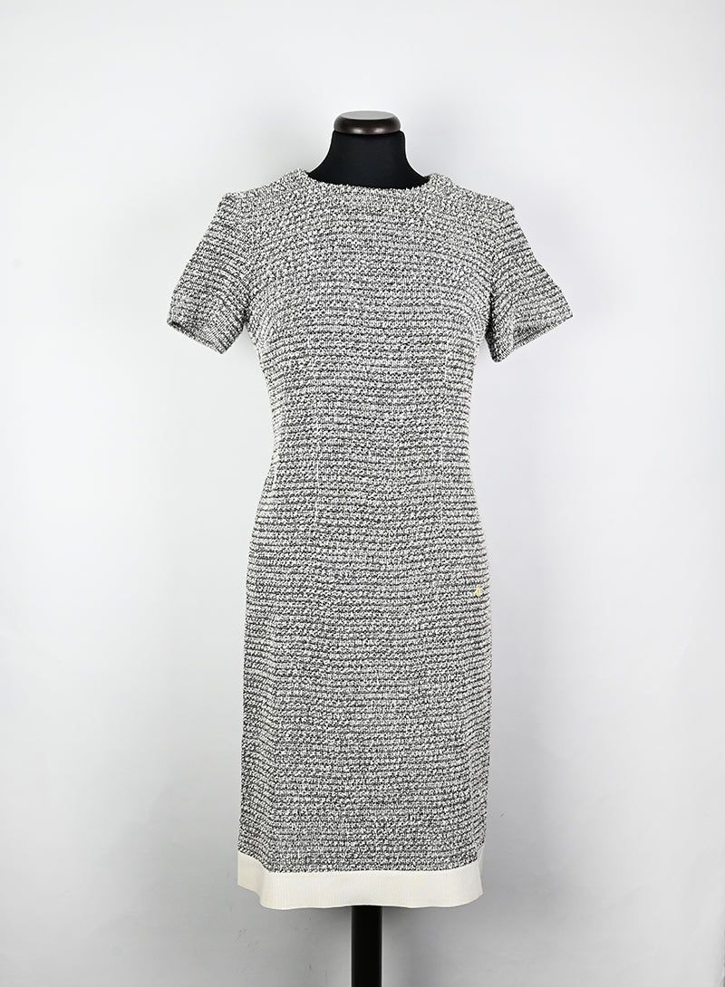 Chanel Abito a tubino bianco nero - Tg. 40