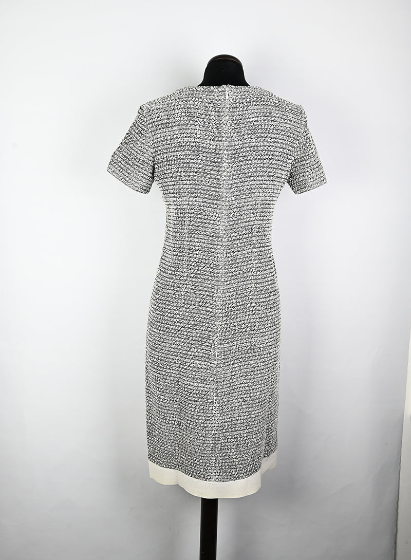 Chanel Abito a tubino bianco nero - Tg. 40