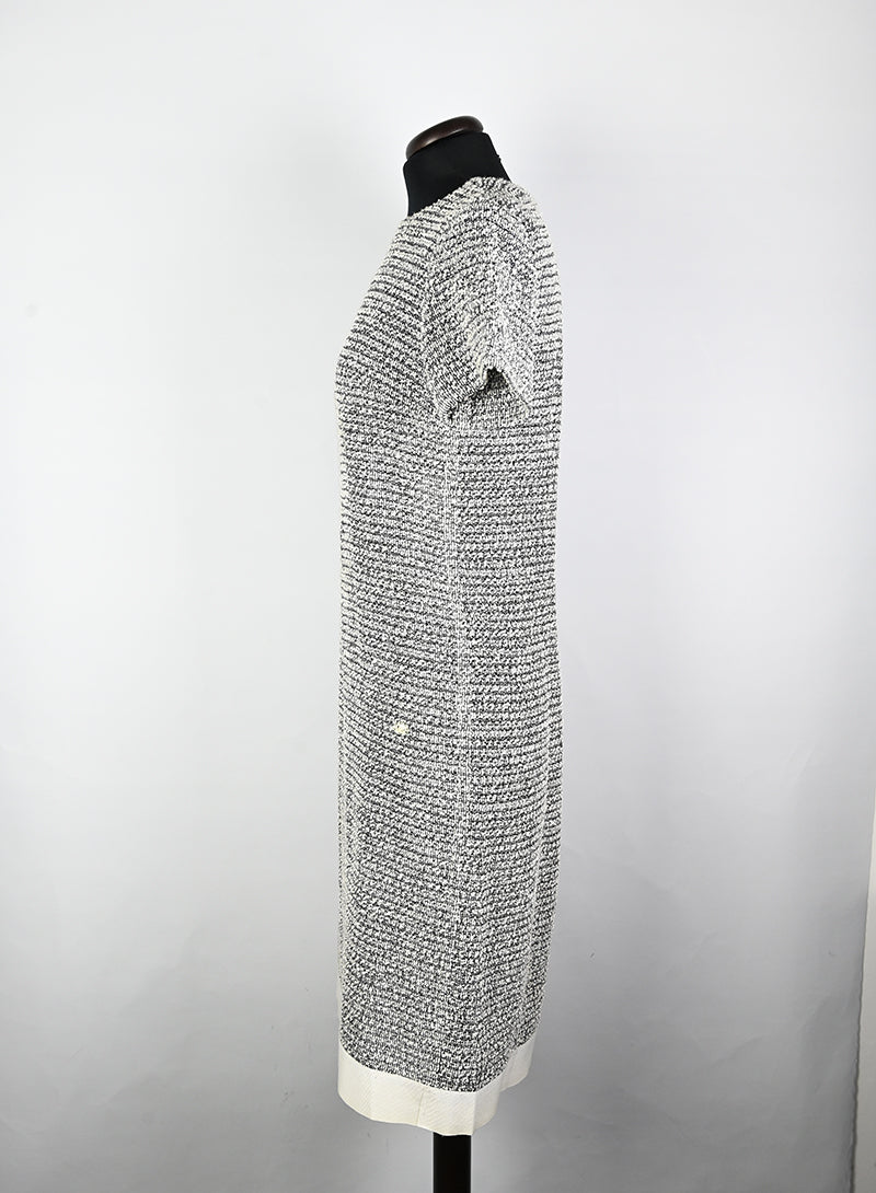 Chanel Abito a tubino bianco nero - Tg. 40