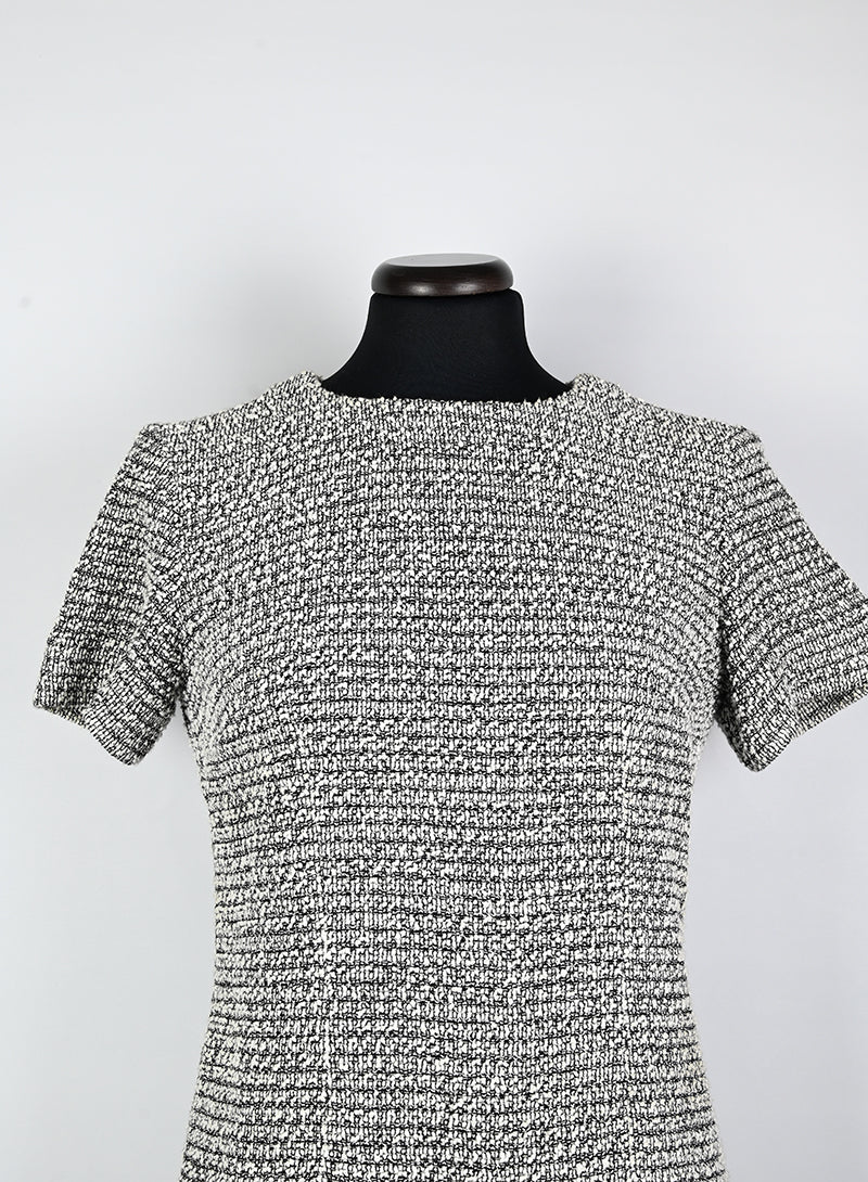Chanel Abito a tubino bianco nero - Tg. 40
