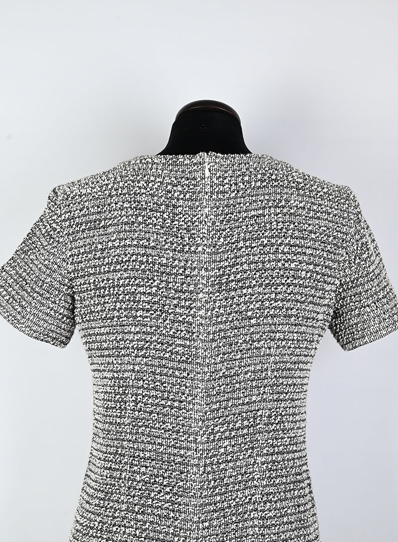 Chanel Abito a tubino bianco nero - Tg. 40