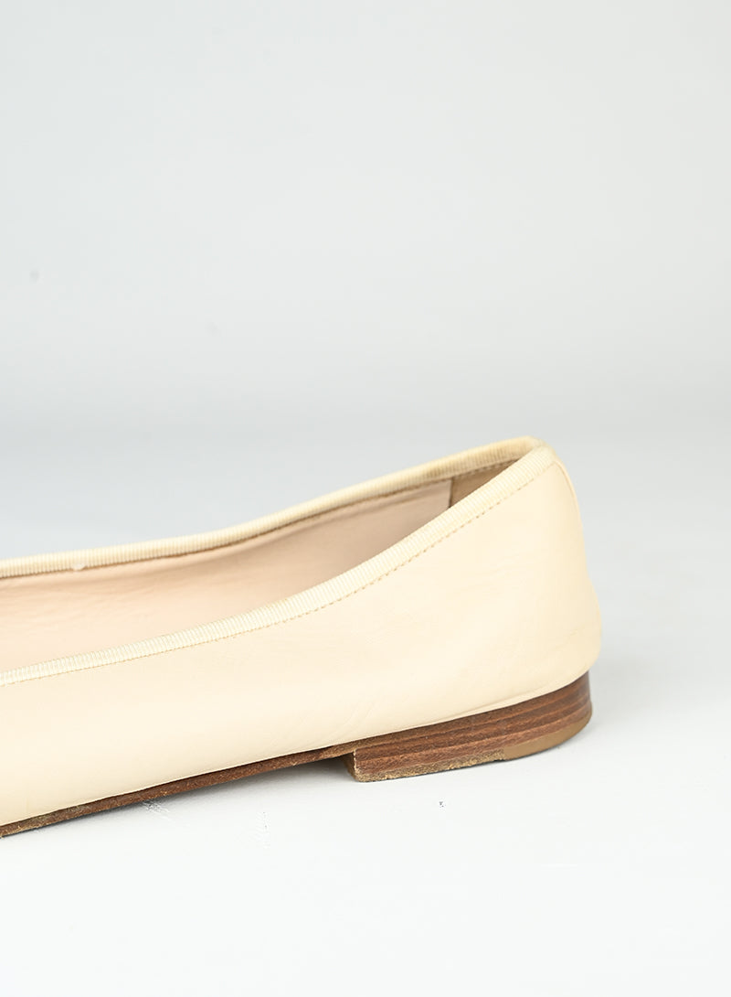 Chanel Ballerine in pelle panna - N. 40 ½