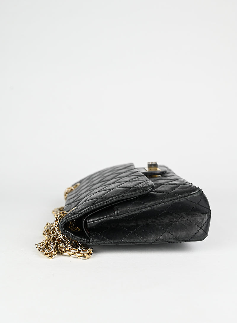 Chanel 2.55 Reissue in pelle nera