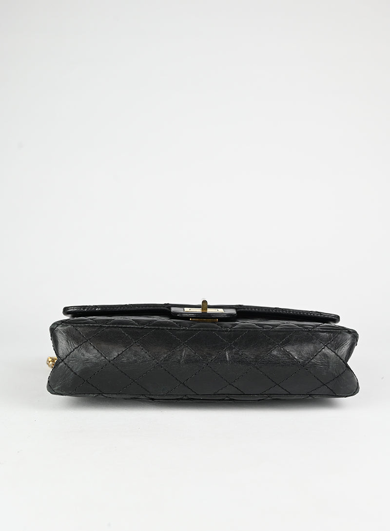 Chanel 2.55 Reissue in pelle nera