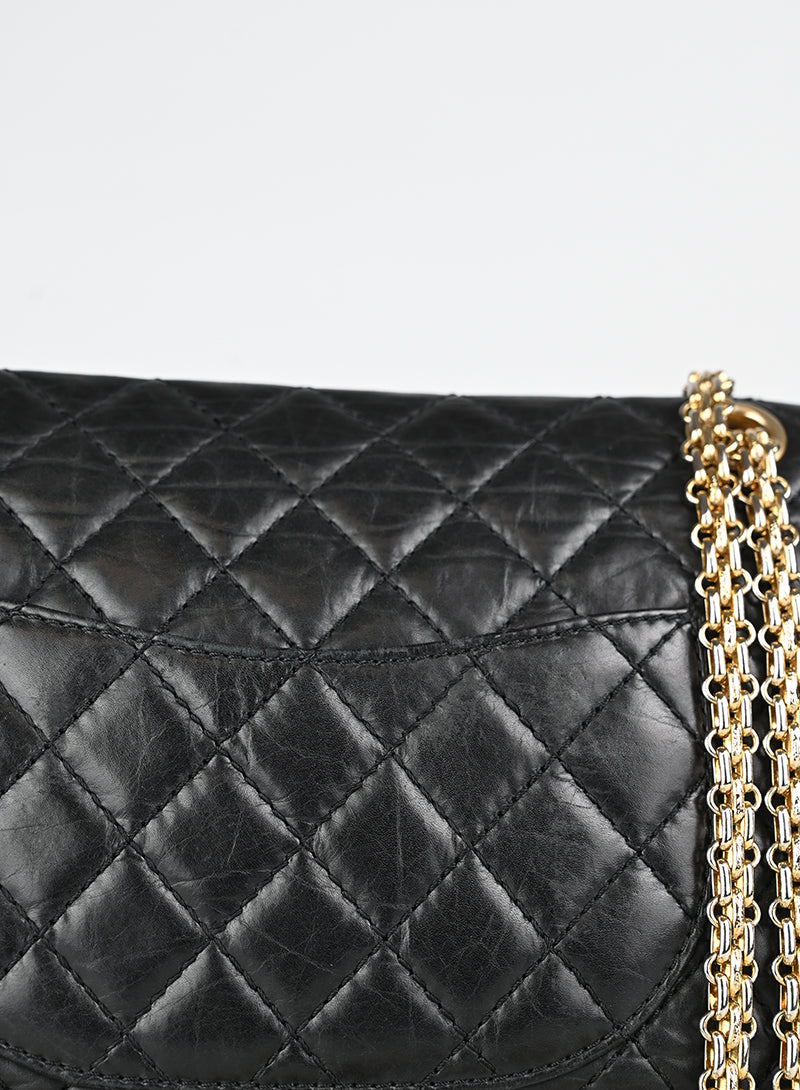 Chanel 2.55 Reissue in pelle nera