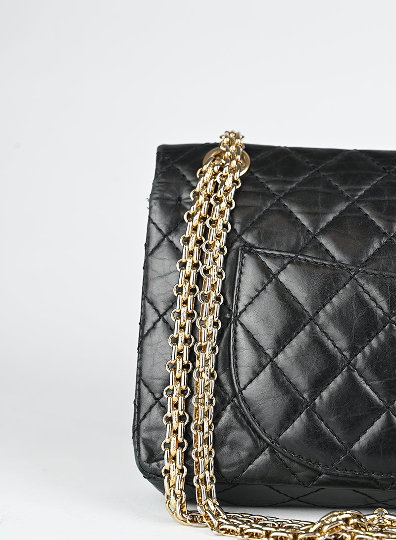 Chanel 2.55 Reissue in pelle nera