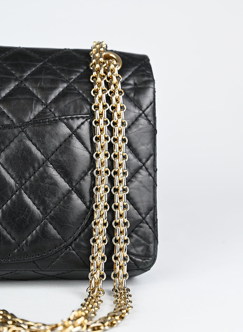 Chanel 2.55 Reissue in pelle nera