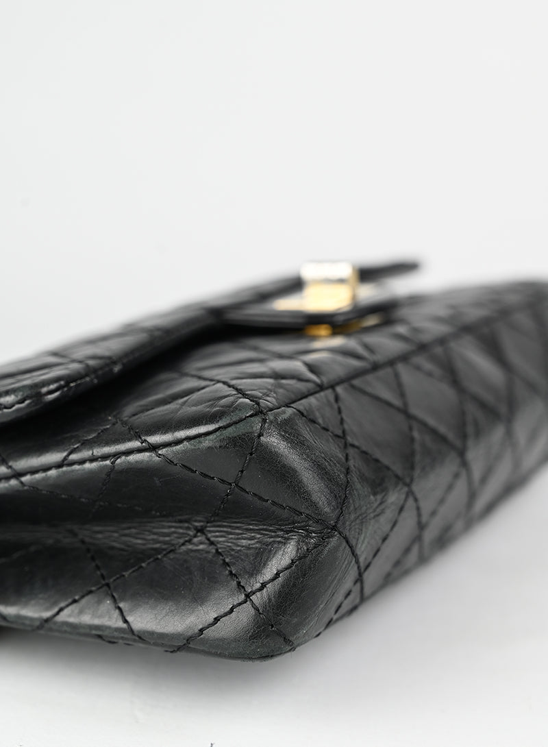 Chanel 2.55 Reissue in pelle nera