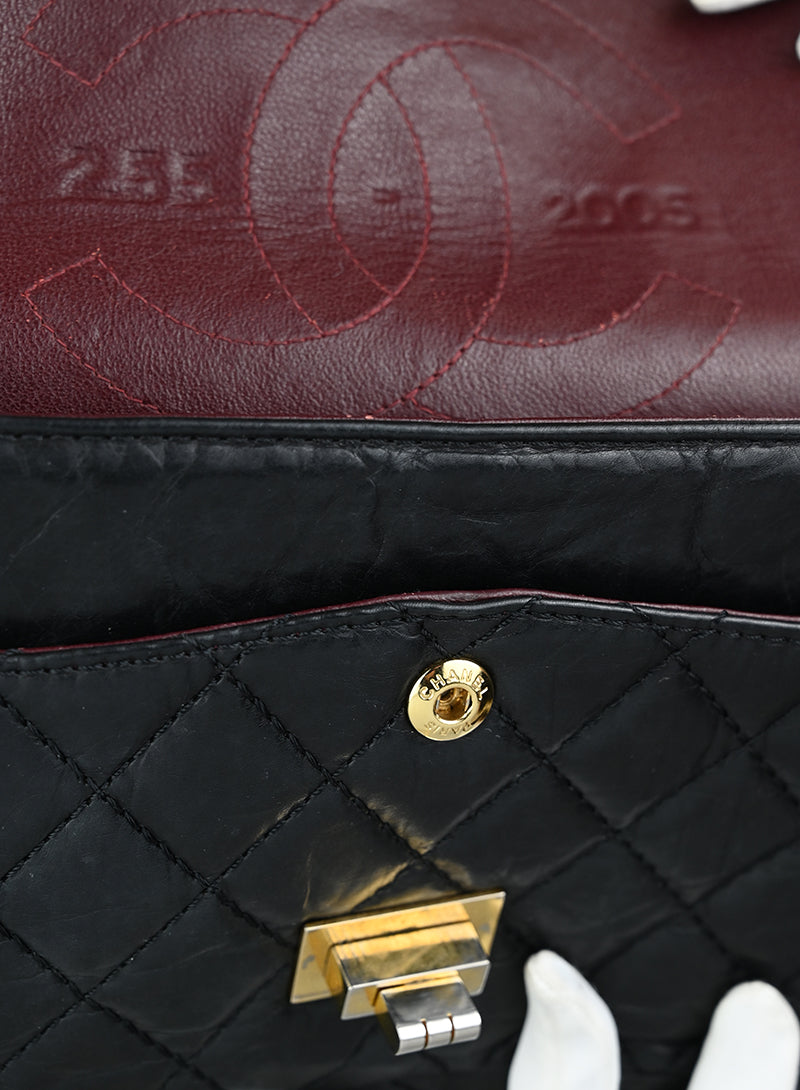 Chanel 2.55 Reissue in pelle nera