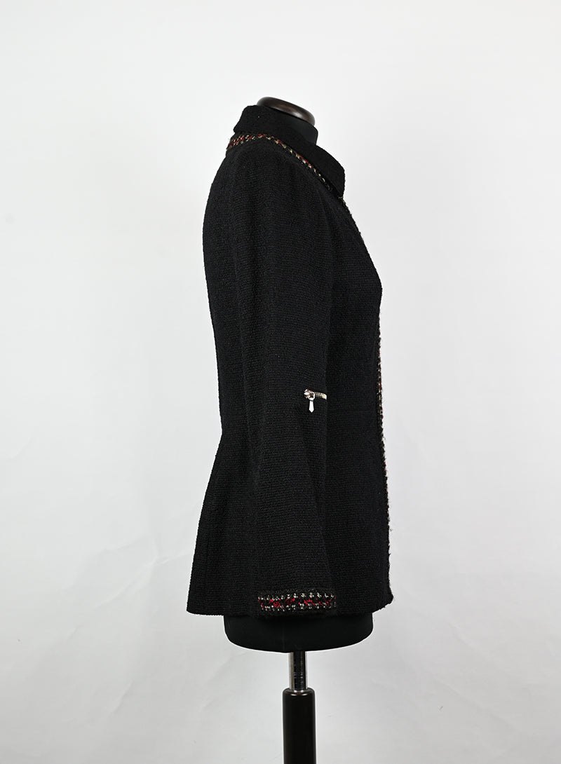 Chanel Giacca in lana nera - Tg. - lesleyluxuryvintage