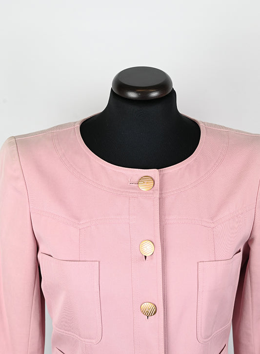 Chanel Giacca in cotone rosa - Tg. 34 FR - lesleyluxuryvintage