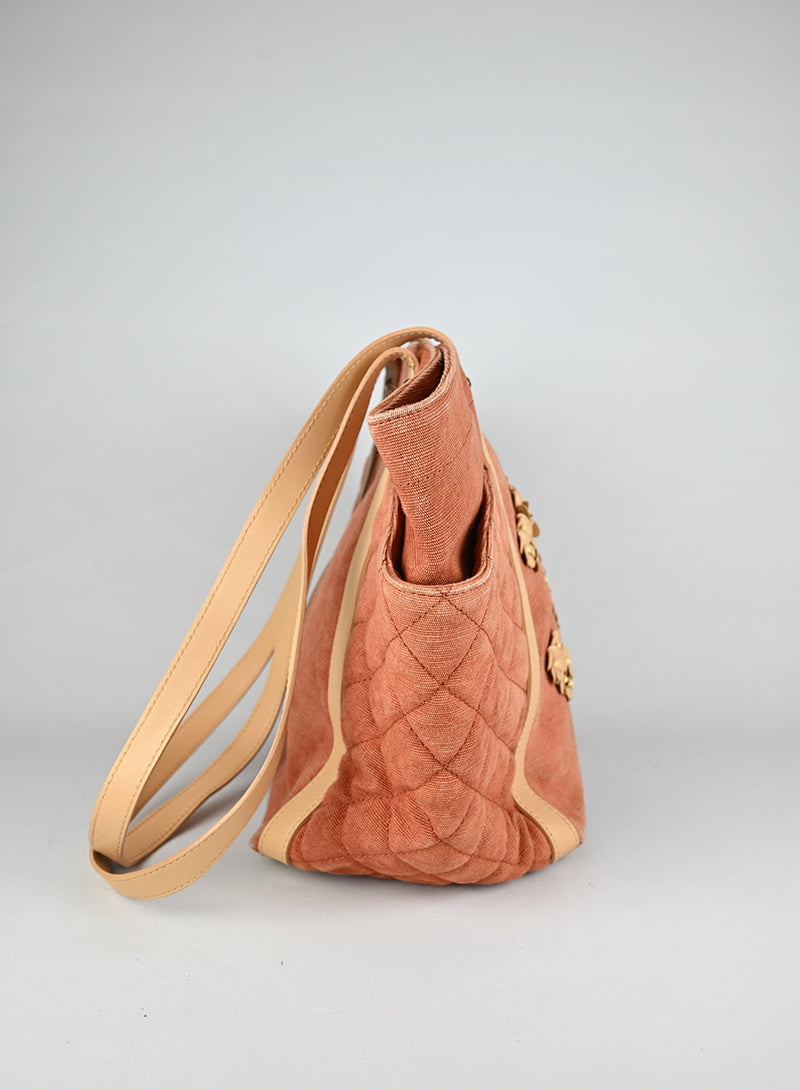 Chanel Shopper Saint Tropez Denim Terracotta 2011