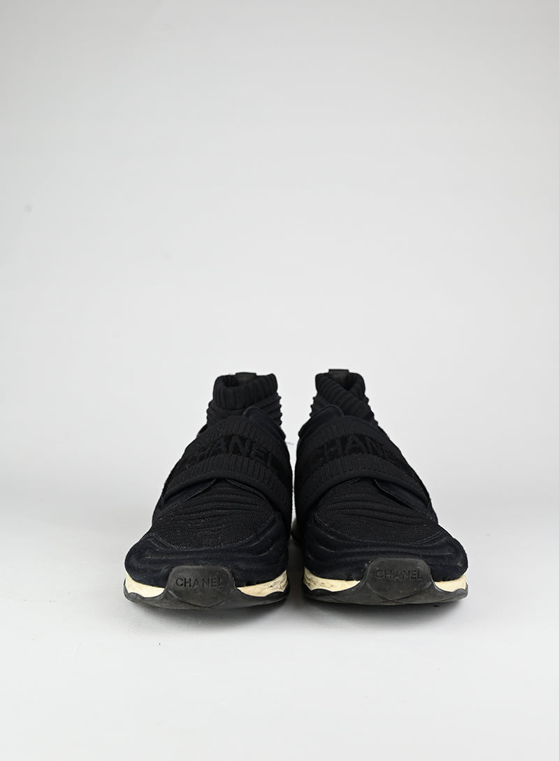Chanel Sneakers Blu "Sock" - N. 39