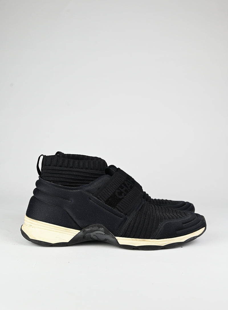 Chanel Sneakers Blu "Sock" - N. 39