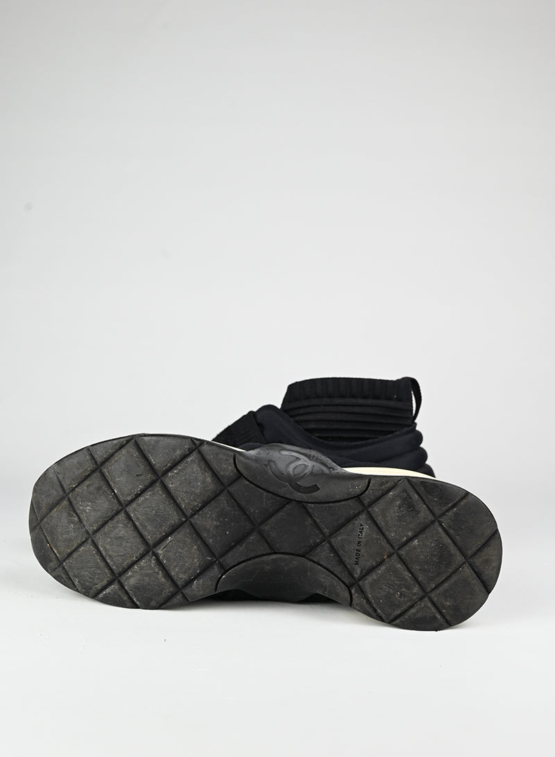 Chanel Sneakers Blu "Sock" - N. 39