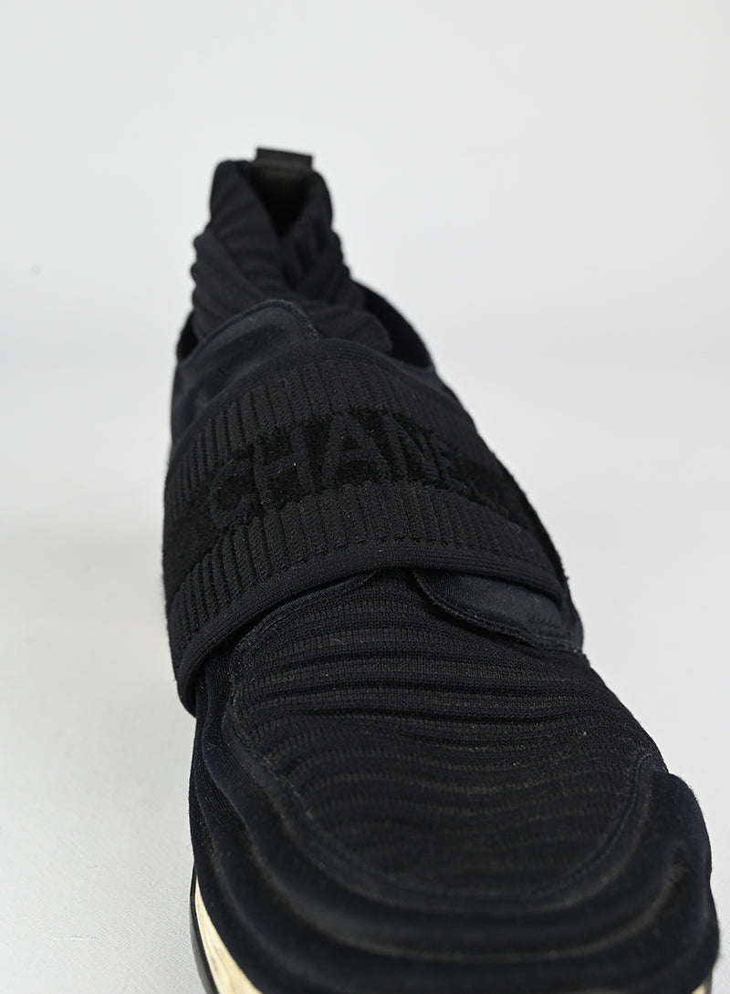 Chanel Sneakers Blu "Sock" - N. 39