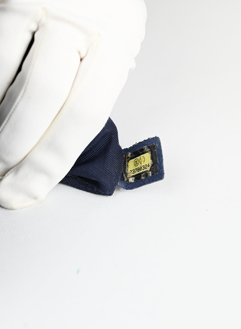 Chanel Zaino in pelle blu