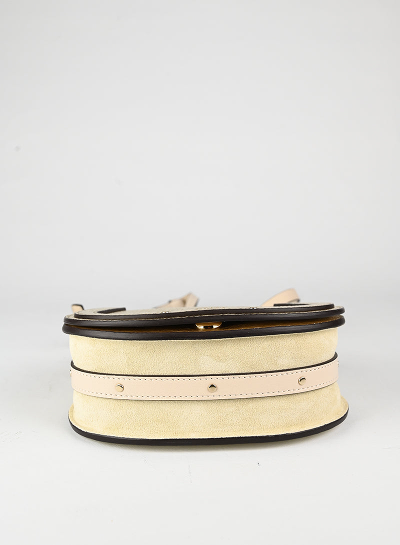 Chloè Borsa lamè oro Nile Bracelet