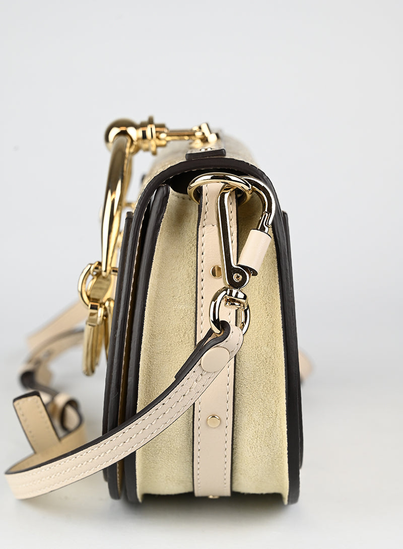 Chloè Borsa lamè oro Nile Bracelet