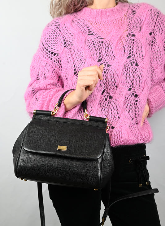 Dolce & Gabbana Borsa Sicily in pelle nera