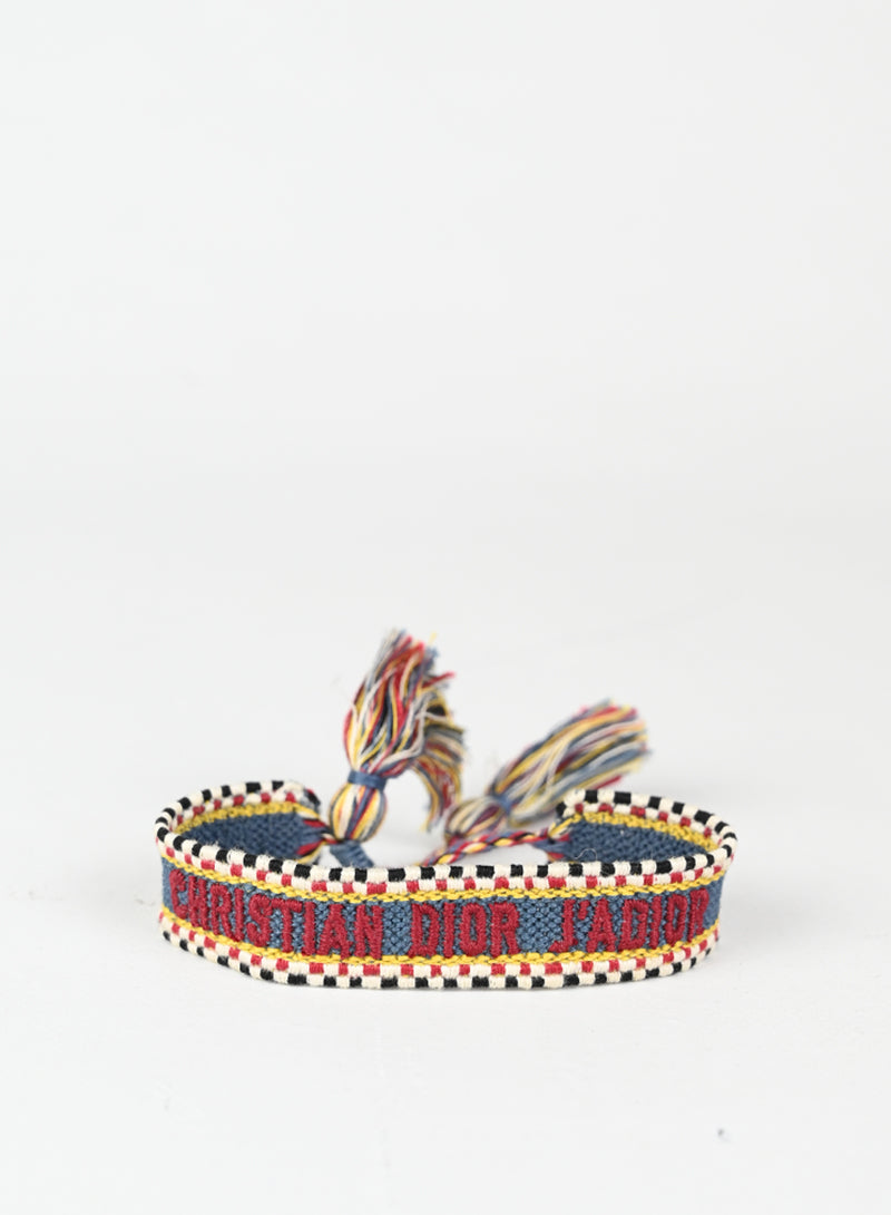 Dior Bracciale J'adior azzurro e rosso