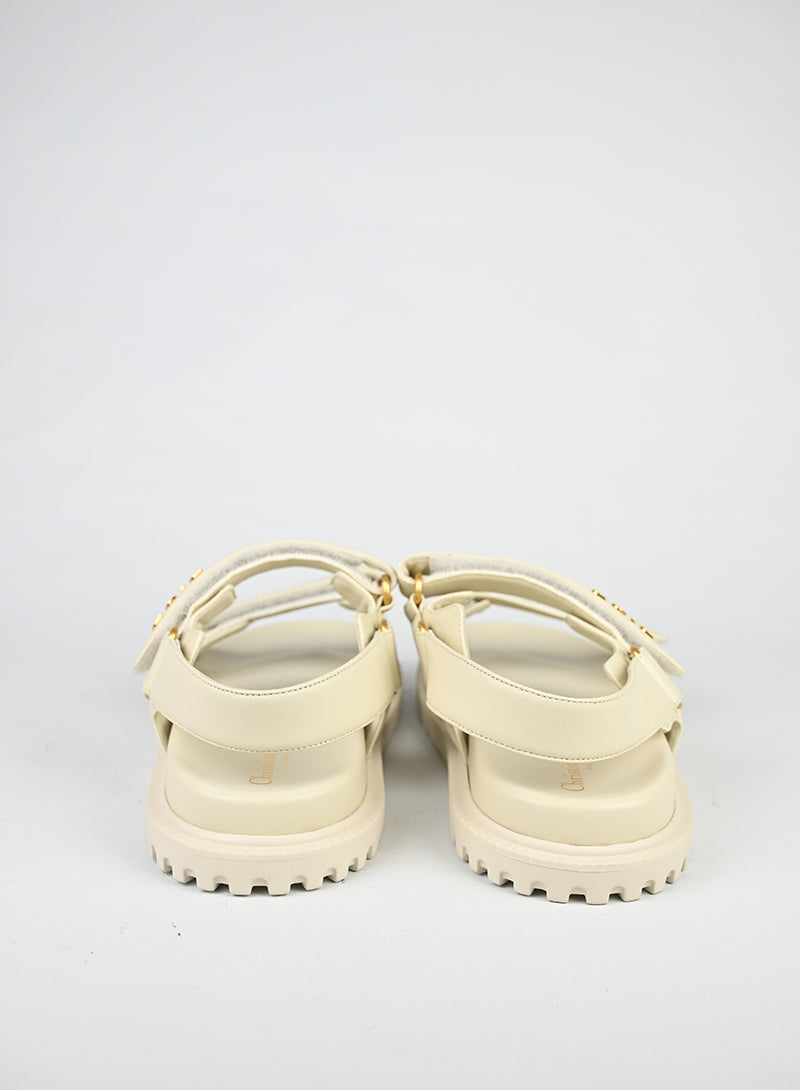 Dior Sandali Dioract in pelle bianchi - N. 41