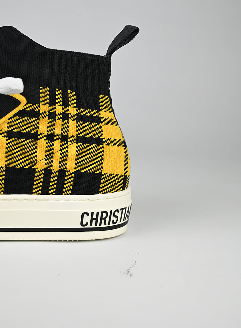 Dior Sneakers Tessuto Giallo e Nero - N. 39