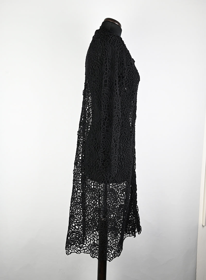 Dior Spolverino in Macramè nero - Tg. 42