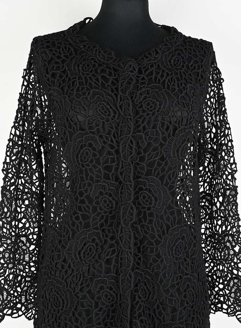 Dior Spolverino in Macramè nero - Tg. 42