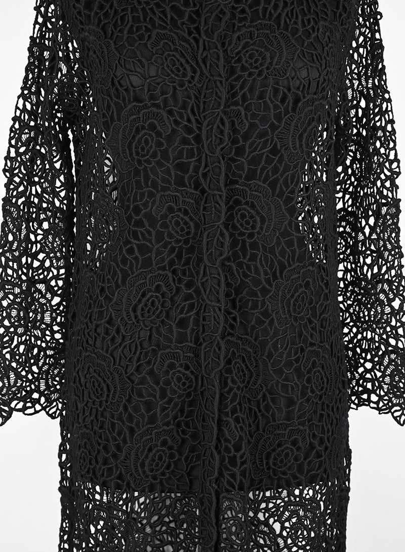 Dior Spolverino in Macramè nero - Tg. 42