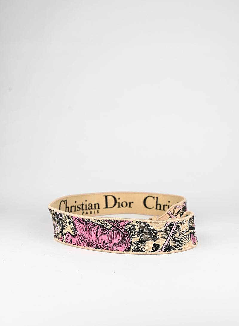 Dior Tracolla singola in tessuto fiori