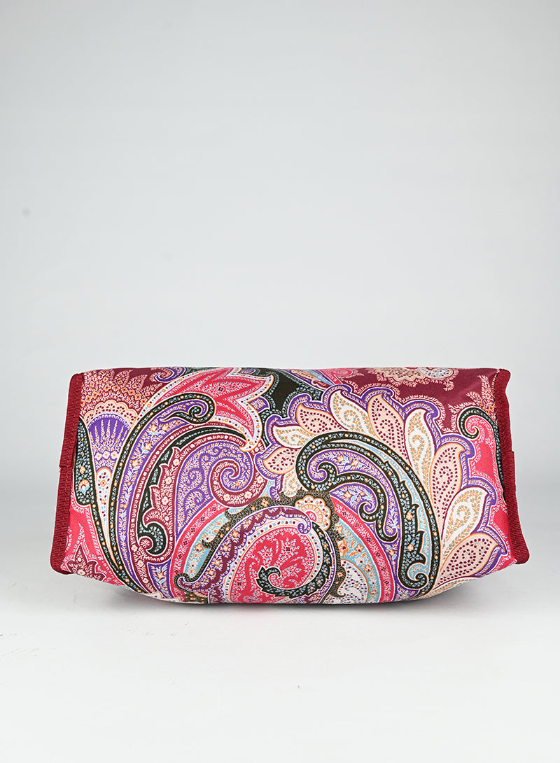 Etro Beauty case Paisley in tessuto rosa