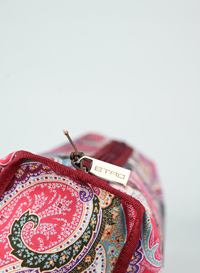 Etro Beauty case Paisley in tessuto rosa