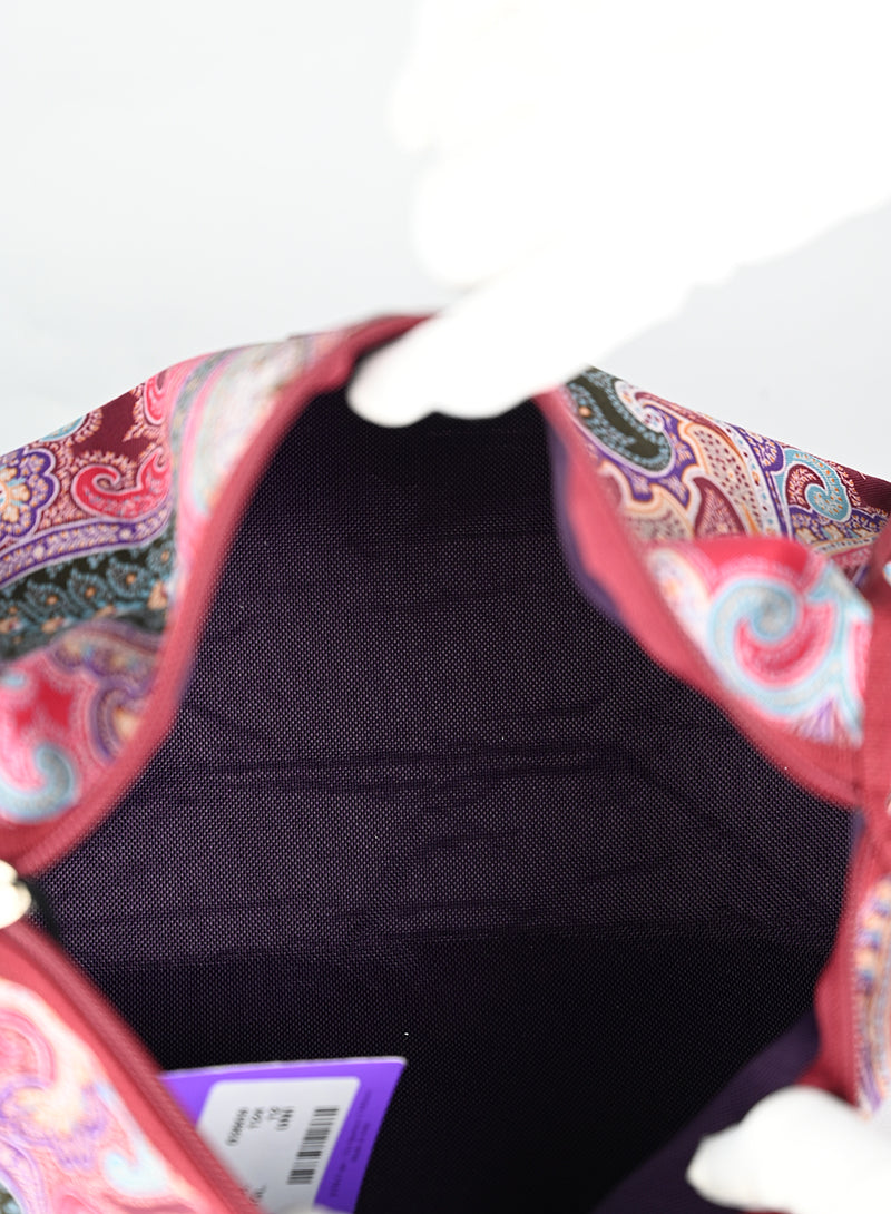 Etro Beauty case Paisley in tessuto rosa