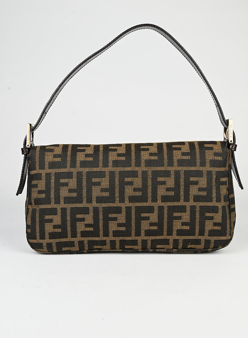 Fendi Baguette in tessuto Zucca FF